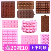 Tự làm khuôn sô cô la silicone tăng ho kẹo mút khuôn gelatin fondant khuôn nướng - Tự làm khuôn nướng