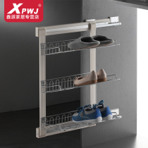 Omojona series Wardrobe Hardware Side Damped Shoes Frame Multi-layer Shoe Sweater Clothes