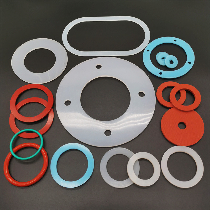 Silicone gasket foam silicone seal gasket custom waterproof insulation resistant high temperature backgel transparent red and black DB 9