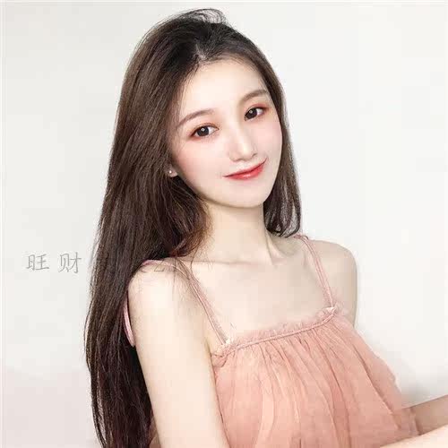 Wig woman long hair long straight hair Fake Hair Piece One Piece of Invisible Invisible Natural Net Red Simulation Fat Hair Straight Hair