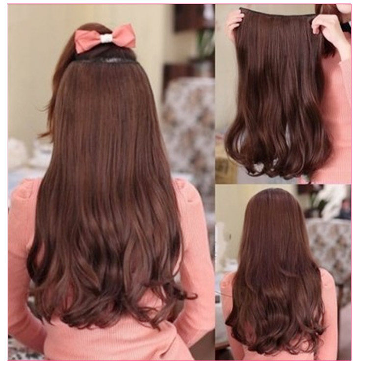 Real hair Fat sheet Thickened Slice of hair Hair Flakes no marks Invisible Genuine Hair hair Genuine Hair Silk Curly Hair