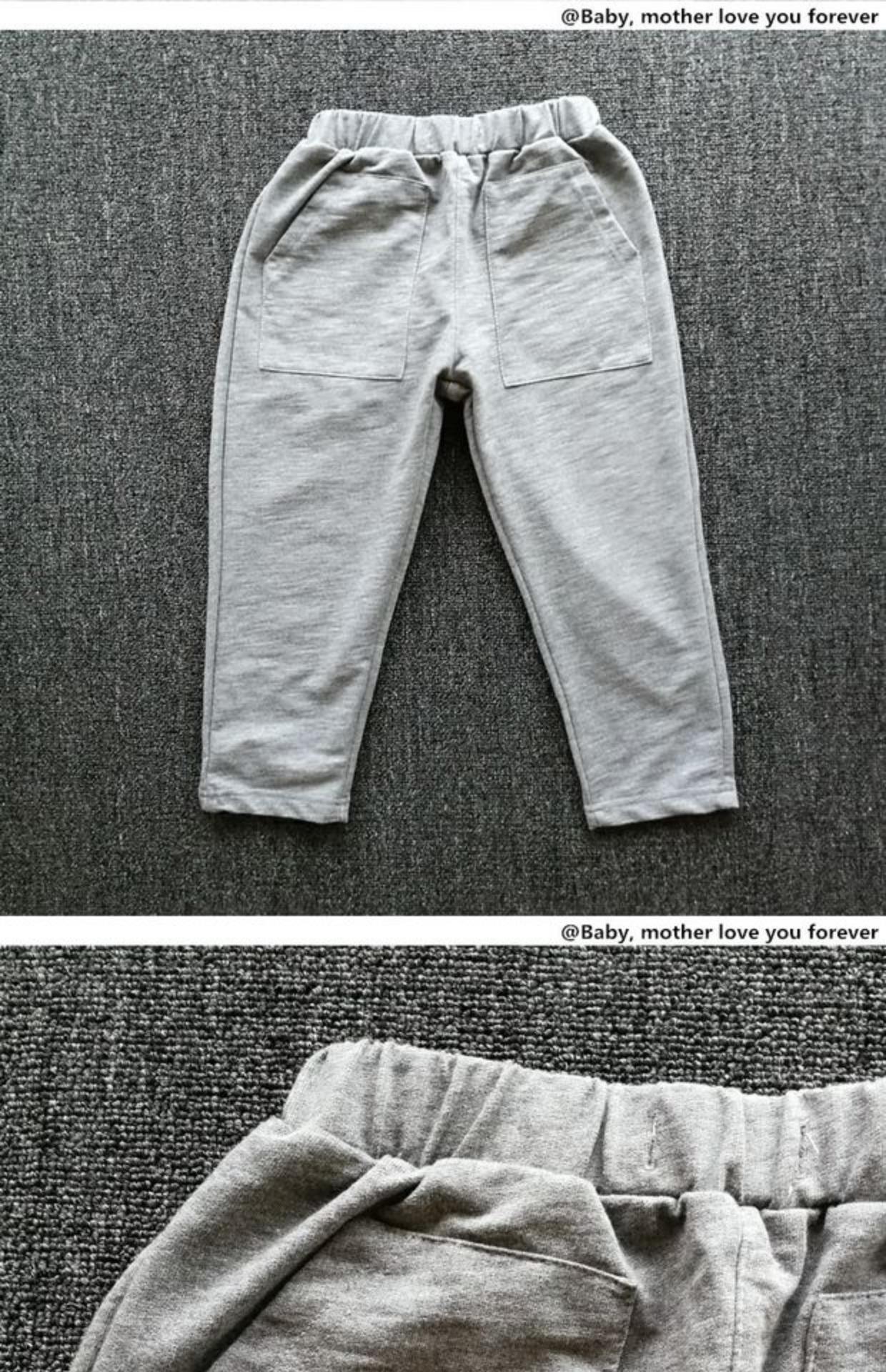 Quần cotton bé trai thể thao giản dị quần mùa thu mới 2-8 tuổi quần trẻ em quần nhiều túi quần giả váy bé gái
