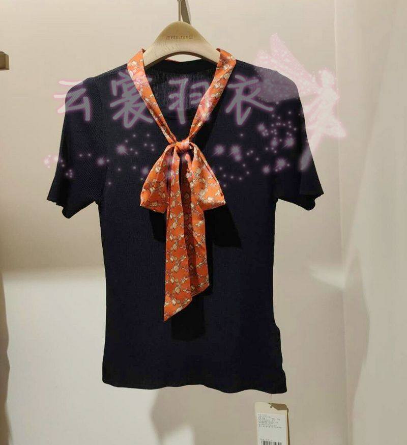 20 Summer Poetry P Special cabinet Knitted Sweatshirt 6C30206530 Pendant Price 1580 *