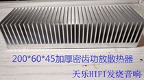  200*60*45 thickened dense tooth high efficiency radiator Power amplifier radiator