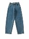 2025 New American Washed Loose Wide Leg Scimitar Jeans Women's Retro Slim Curved Pants Trendy Trousers