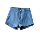 Long-legged peach-butt elastic denim shorts, soft and comfortable, high elasticity, high waist and hip-covering hot pants, hot girl tights