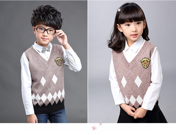 Gilet fille en cachemire - Ref 2071672 Image 17