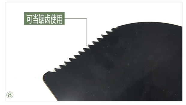 Ngoài trời gấp gỗ kỹ thuật xẻng xẻng đa chức năng lực lượng đặc biệt quân đội xẻng quạt quân dụng công cụ xẻng tự vệ - Công cụ Knift / công cụ đa mục đích xeng da nang