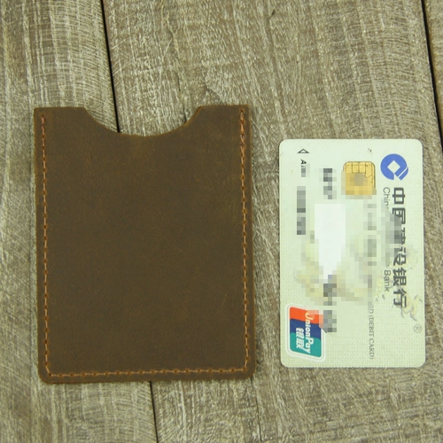 Маленький мультяшный защитный чехол ручной работы, кожаный чехол для проездного и картхолдер