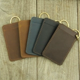 Кожаный латунный мультяшный чехол для проездного и картхолдер