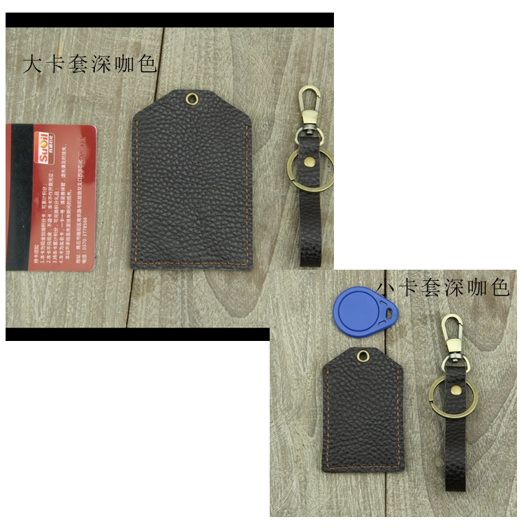 Wrestling kiểm soát truy cập da thẻ set mini bus thẻ set key ring khuôn viên sinh viên thẻ tàu điện ngầm thẻ bảo vệ bìa