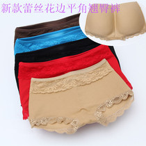  Seamless butt sponge pad summer original single soft one-piece butt lace flat angle fake butt butt panties