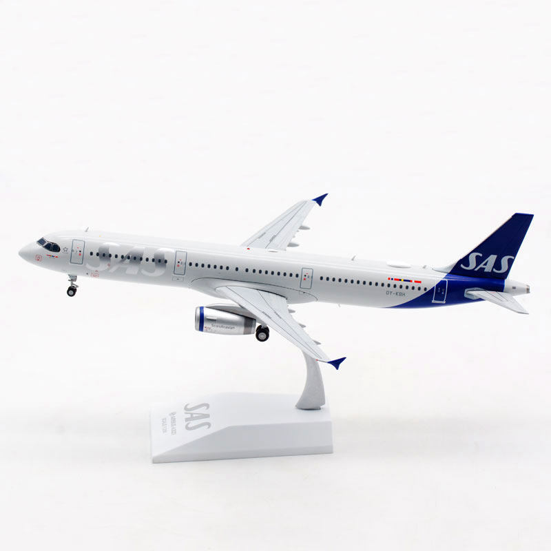 JC Wings 1:200 Airplane Model Alloy Material SAS Nordic Airbus A321 OY-KBH 