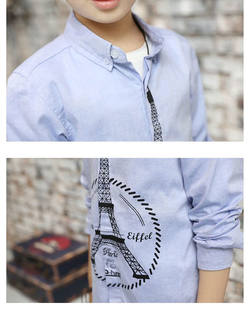 Chemise garcon à manche longue - Ref 2075119 Image 30