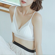 Lingerie womens thin section 2021 Summer true silk ultra-thin mulberry silk protein No steel ring bra Triangle cup method