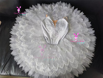 Danyiballet white swan disk skirt tutu ballet outfit custom suit