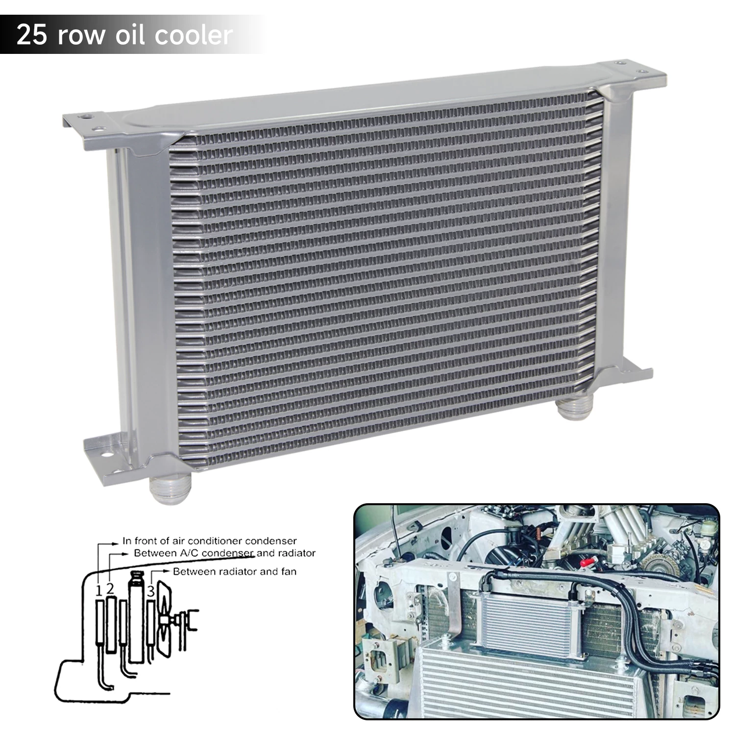 Universal engine oil, modified radiator, Olympic racing car