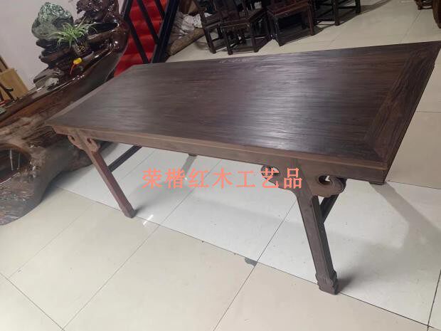 Vietnamese mahogany furniture, red rosewood, cochineal rosewood, painting case, painting table, Ming style raglan, Wang Shixiang style