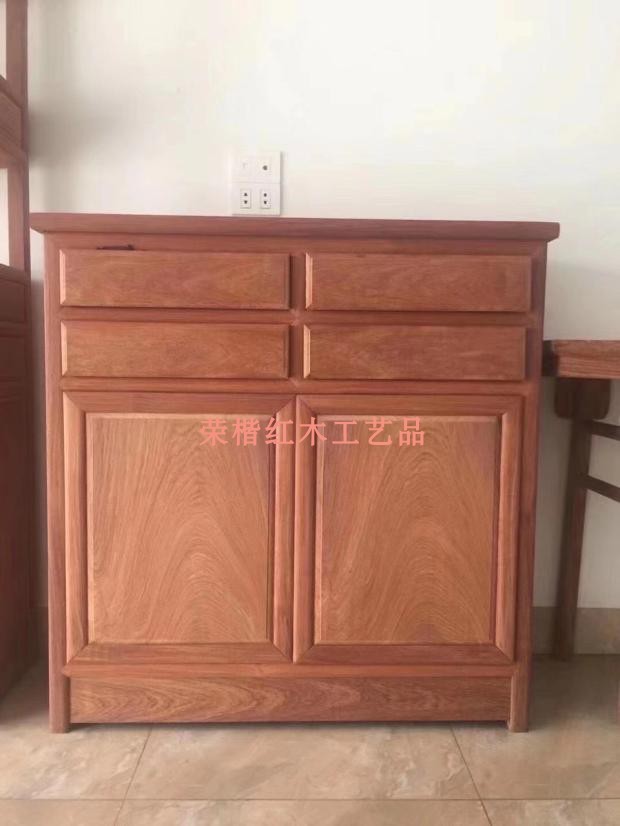 Vietnamese redwood furniture half finished products of pear - wood sandalwood dining cabinet debris cabinet selection tenon socket