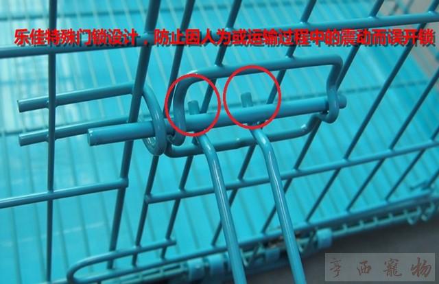 Chó lồng Le Jia táo bạo gấp thú cưng lồng chó thỏ lồng mèo lồng gà lồng chó Teddy lồng lồng - Cat / Dog hàng ngày Neccessities bình nước gắn chuồng