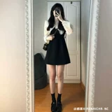 Осенний приталенный корсет, кукла, комплект, платье, 2023, по фигуре, кукольный воротник, французский стиль