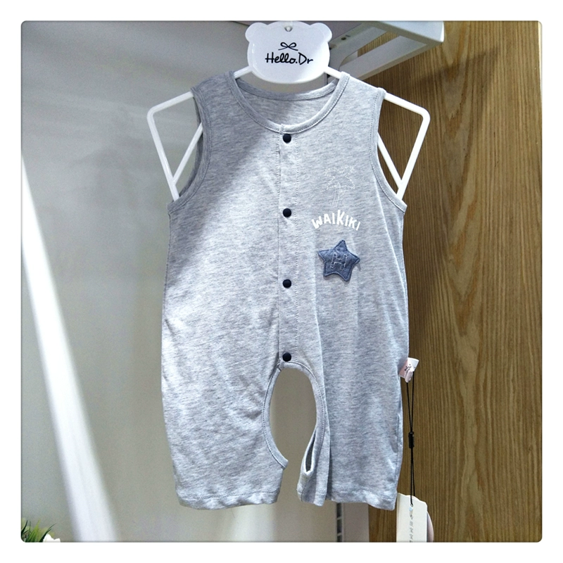 HELLO.DR mùa hè siêu mỏng cho bé những chiếc áo khoác cotton cho bé quần áo romper đồ ngủ sơ sinh Ankami - Áo liền quần