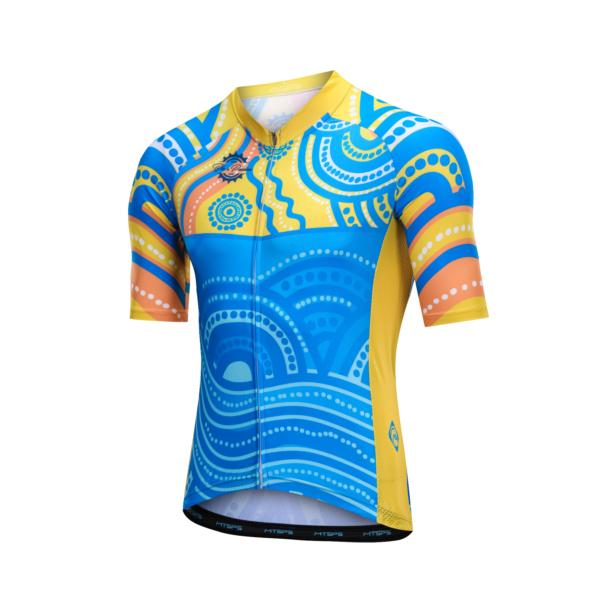 Summer men's cycling clothing bicycle top mountain bike clothing equipment custom cycling clothing short-sleeved suit
