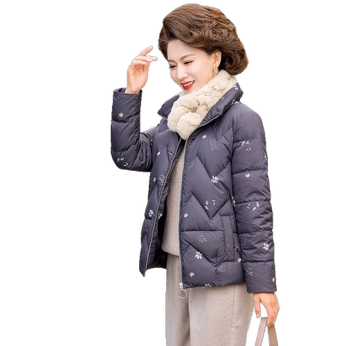 Пуховик для матери, куртка, демисезонный комплект, коллекция 2022, в западном стиле, для среднего возраста, подходит для подростков