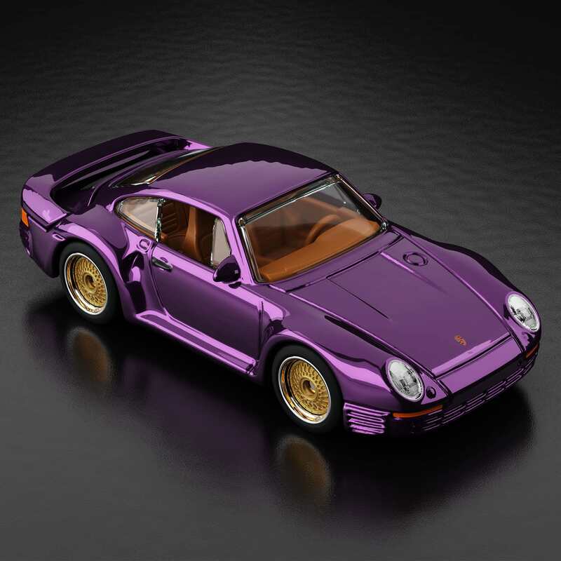 Hot Wheels Rlc 1/64 2026 Polling Car Porsche 959 Electroplated Purple Openable Lid Hot Wheels Rlc 1/64 2026 Polling Car Porsche 959 Electroplated Purple Openable Lid