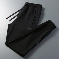 Casual pants mens summer thin Korean version of the trend Joker ice pants mens loose straight sports pants mens trousers