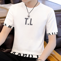 Short Sleeve T-shirt Men Summer Thin Trend Simple Half sleeve Body Tide Brand Men Round Neck Loose Half Sleeve Top