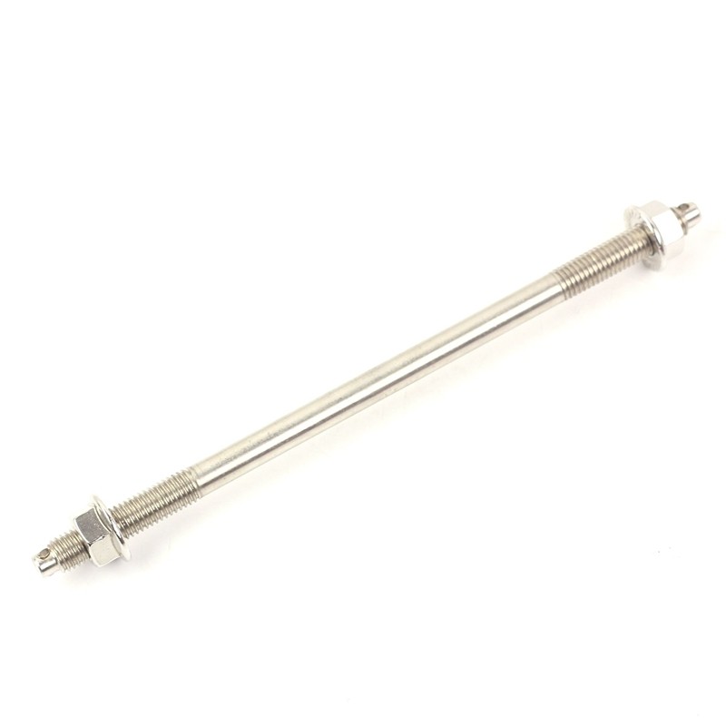 Stainless steel shaft front shaft M10/12mm lengthened color titanium calf burned titanium tortoise Fuxi Hussars BWS modification