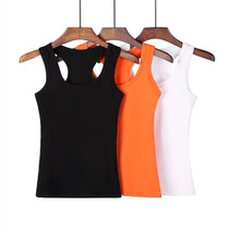 Modal I-shaped vest solid color sleeveless sling Korean version of womens womens stretch fit inside black summer base shirt