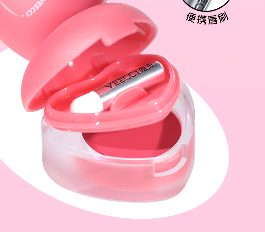 唯资 布丁唇颊多用膏 L01淡颜天菜 单支装 【百搭水光腮红膏带刷子】