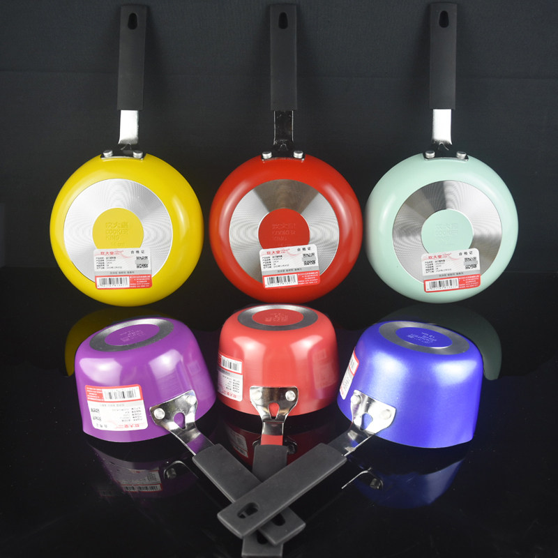 Cooking Grand No OIL SMOKE EGG DUMPLINGS WITHOUT A PAN ROUND OMELET MINI FRYING PAN MINI FRYING PAN 12cm SMALL MILK PAN FOR HOME SIDE FOOD