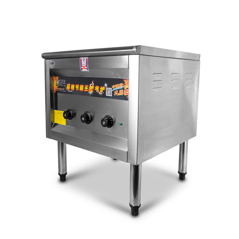 Jiuding King Electric Heat Steam Stove Commercial Energy Saving Square Single-Hole Steam Box Gas Steam Box Stove Steam Sausage Powder Machine Small Cage Bag Stove