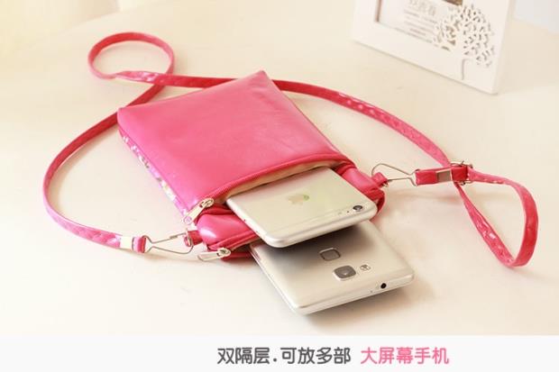 Mùa xuân và mùa hè mới chất lượng cao phim hoạt hình PU điện thoại di động túi trẻ em Messenger túi cô gái công chúa mini túi tiền xu phiên bản Hàn Quốc - Túi bé / Ba lô / Hành lý cặp trẻ em