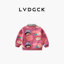 Dont be too cute girls sweatshirt discount season] 2022 Cartoon Female Babies Autumn Winter Blouses