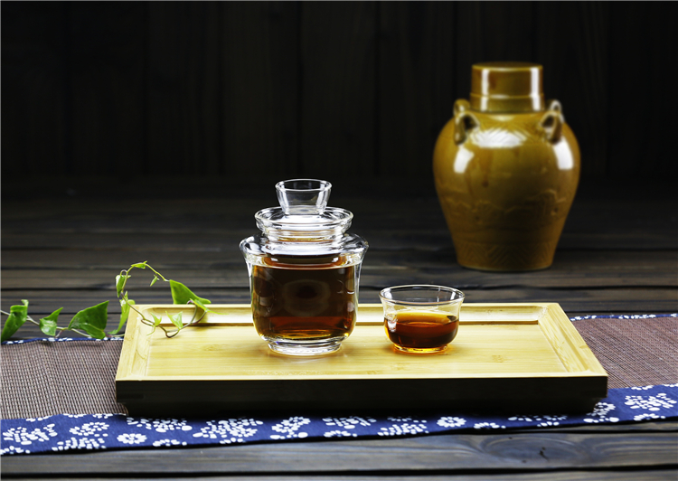 Sản phẩm mới ly rượu vang thủy tinh Nhật Bản đặt nồi nước nóng nồi ấm rượu vang ấm rượu vang vàng rượu vang trắng sưởi ấm nồi kệ rượu vang để bàn