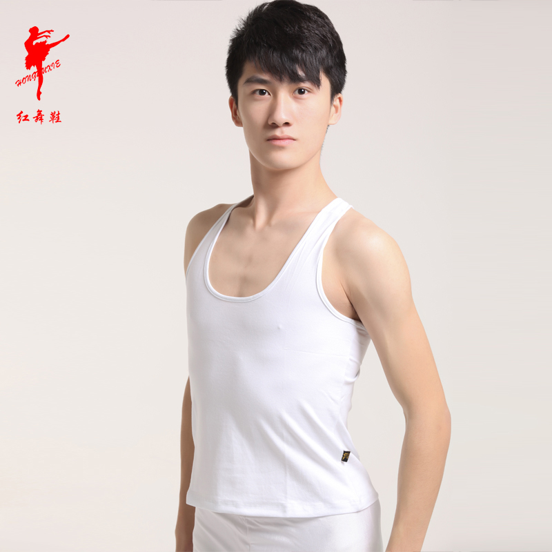 Ballet dance clothing vest children boys and girls practice clothes black and white adult tights body gymnastics top