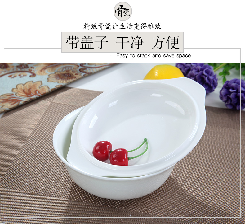 Yipin Tang Jiayong ceramics with tureen move 6 inch mercifully rainbow such to use pure white ipads China tableware dishes combine the canteen