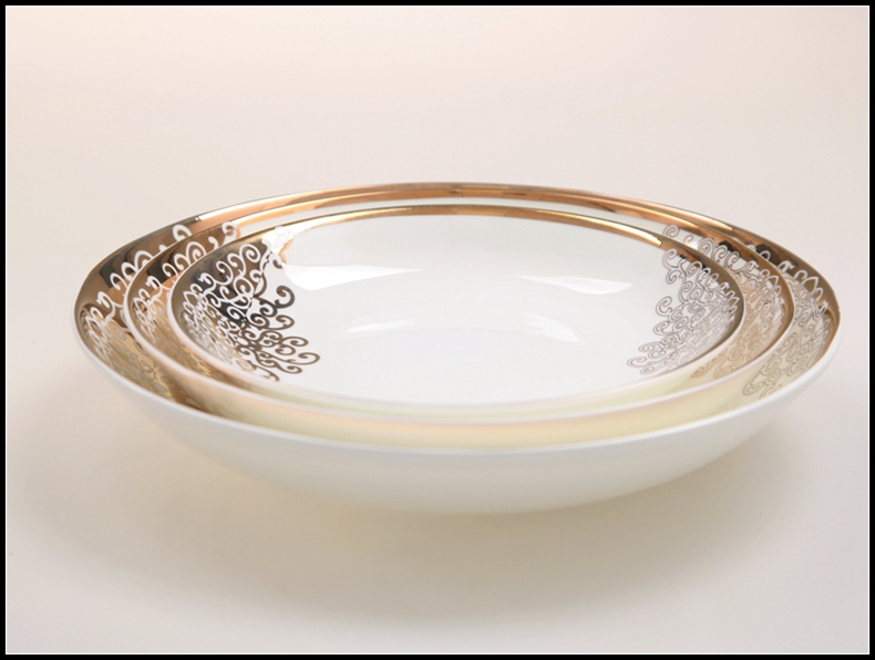 Yipin tang 6 inches of household small small plate ceramic deep dish up phnom penh European - style ipads porcelain tableware move side dishes