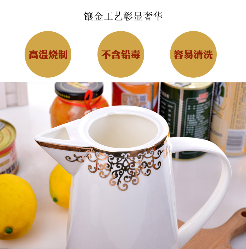 Yipin tang home ipads porcelain teapot cold European ceramic kettle European - style up phnom penh cold move with water kettle