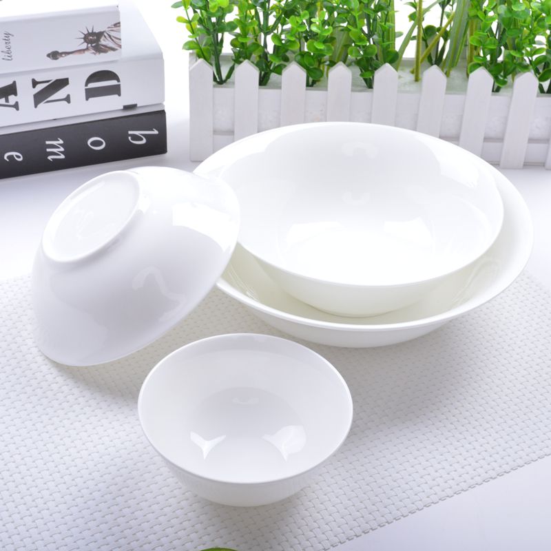 Household 4.5 9 inch bowl ipads porcelain bowl ceramic bowl 6 inch rainbow such use white small bowl bowl of soup bowl of soup bowl bowl fights