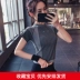 Mùa hè nhanh khô thể thao Áo thun nữ ngắn tay cổ tròn Quần áo thoáng khí yoga thoáng mát chạy áo thể dục ngắn - Áo phông thể thao áo thun tập gym Áo phông thể thao