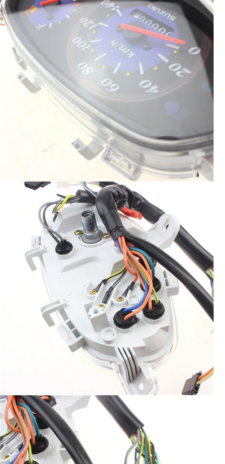 Áp dụng cho lắp ráp đồng hồ tốc độ Qingqi Suzuki QS110 Sai Chi - Power Meter mặt đồng hồ xe wave 110
