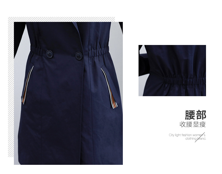 Trench pour femme      en Coton - Ref 3227894 Image 13