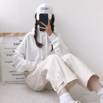 Day Department 100 Lap Loose High Waist Pants Women Pants Spring Autumn 2022 New Straight Silo Pure Color Broadlegged Pants Tooling Long Pants Tide