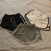 Pants 2021 Autumn New Korean version of home casual pants shorts women elastic waist Joker sweatpants student hot pants