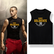 Kobe Bryant James Owen basketball suit vest Mens fashion sports fitness training sleeveless T-shirt shoulder Curry loose T-shirt